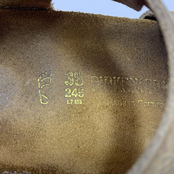 Birkenstock Women's Messina Oiled Leather Clog Size 38 EU Or 7-7.5 US - Picture 10 of 15